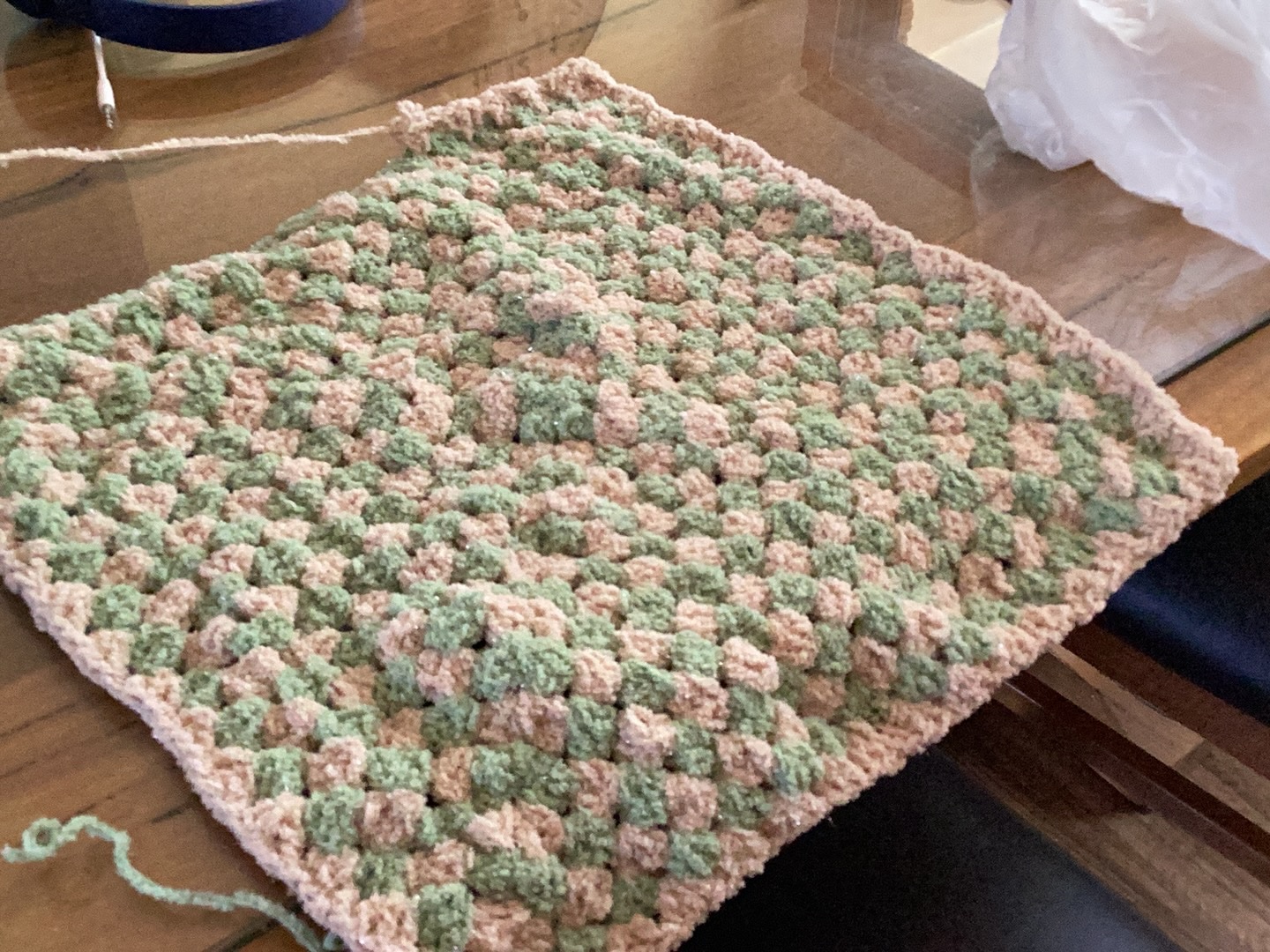 Xanthe’s Crochet Blanket In Progress